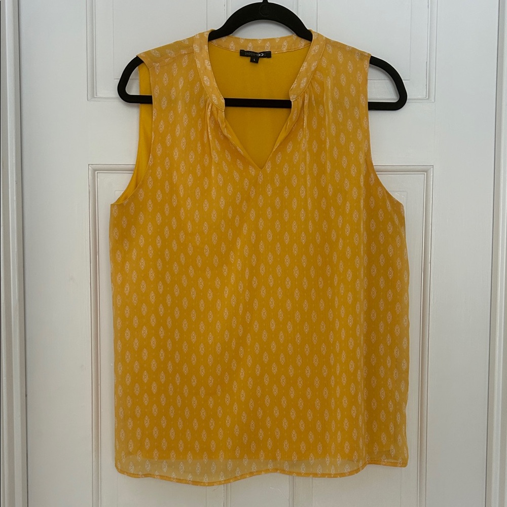 Papermoon Mustard Sleeveless Blouse